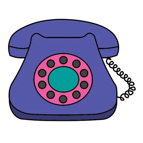 Cách Vẽ Điện Thoại Bàn Cách Vẽ Điện Thoại Bàn