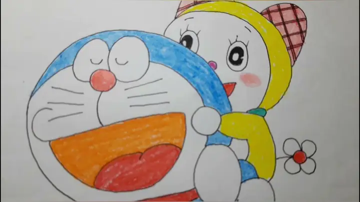 Cách Vẽ Doraemon Và Doremi