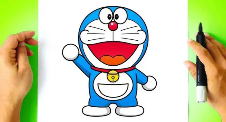 Cách Vẽ Doremon Dễ Thương