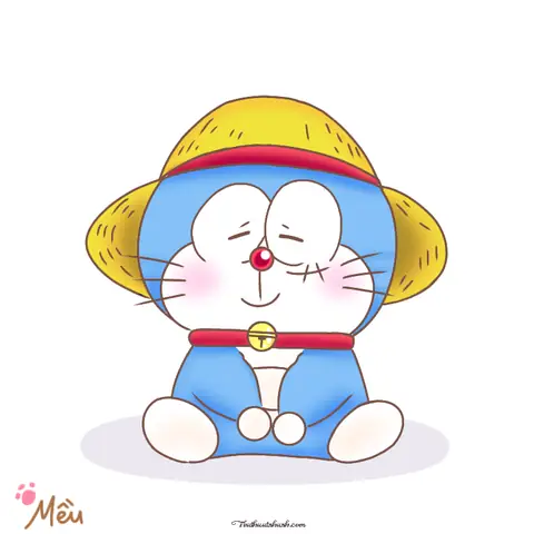 Cách Vẽ Doremon Dễ Thương