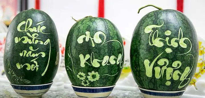 Cách Vẽ Dưa Hấu Tết Cách Vẽ Dưa Hấu Tết