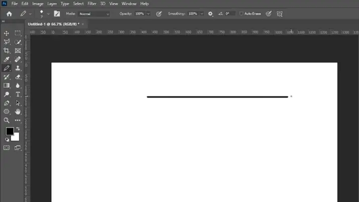 Cách Vẽ Đường Thẳng Photoshop