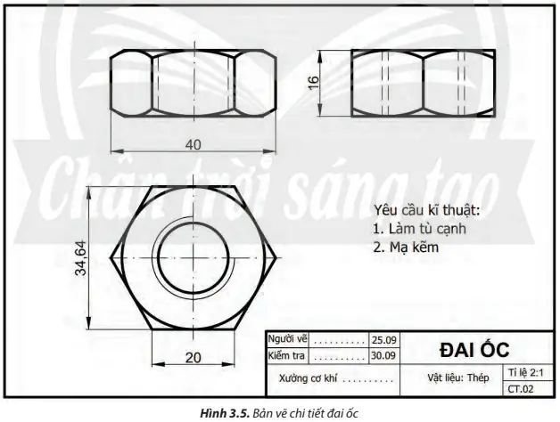 Cách Vẽ Ecu Trên Cad