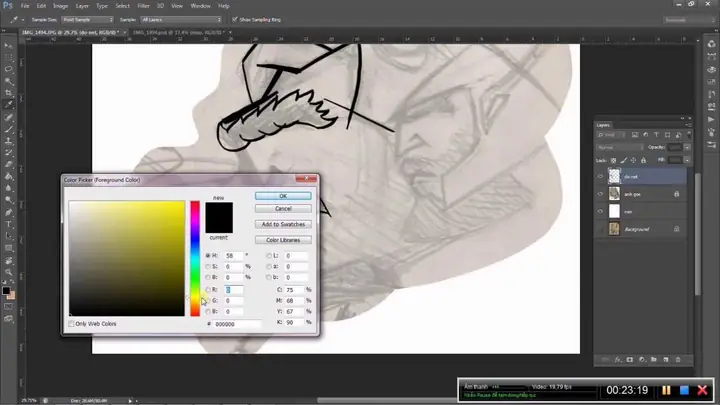 Cách Vẽ Fanart Bằng Photoshop