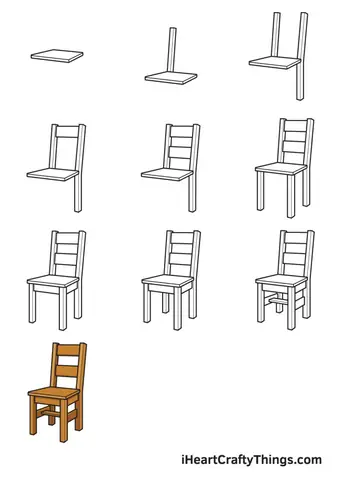 Cách Vẽ Ghế Học Sinh