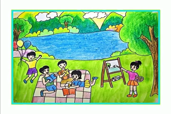 Cách Vẽ Gia Đình Đi Chơi Cách Vẽ Gia Đình Đi Chơi
