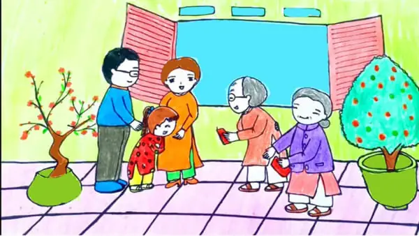 Cách Vẽ Gia Đình Đi Chơi Cách Vẽ Gia Đình Đi Chơi
