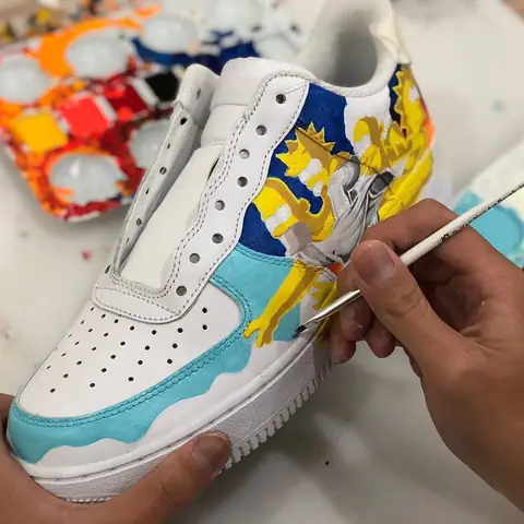 Cách Vẽ Giày Bang Acrylic