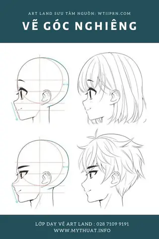 Cách Vẽ Góc Nghiêng Anime Nam Cách Vẽ Góc Nghiêng Anime Nam