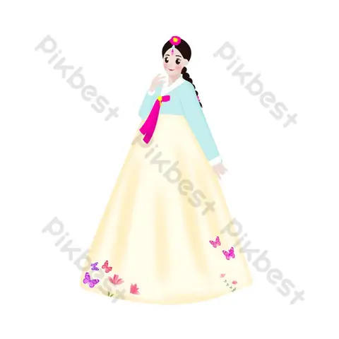 Cách Vẽ Hanbok Đơn Giản Cách Vẽ Hanbok Đơn Giản
