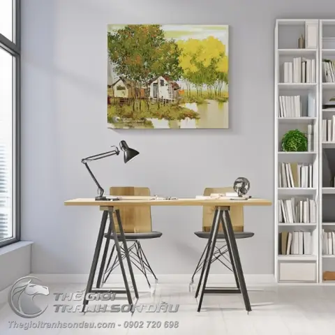 Cách Vẽ Hàng Cây Xanh