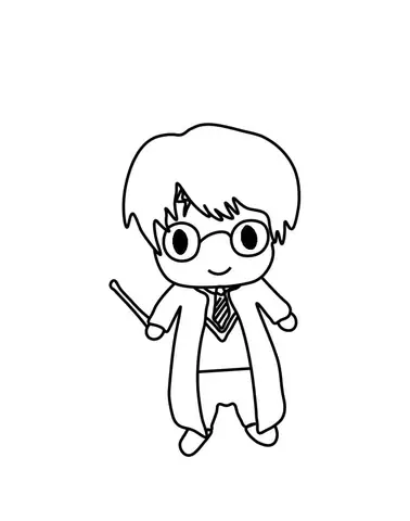 Cách Vẽ Harry Potter Chibi Cách Vẽ Harry Potter Chibi