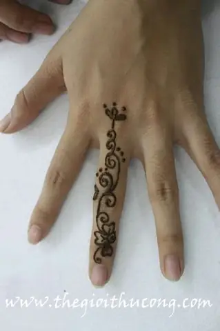 Cách Vẽ Henna Đơn Giản