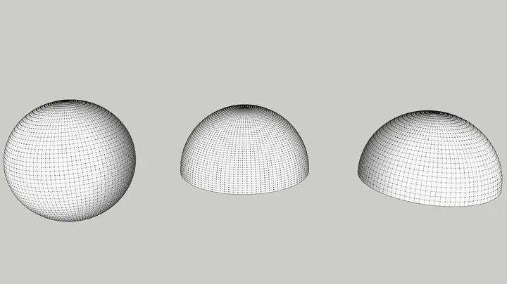 Cách Vẽ Hình Cầu Trong Sketchup