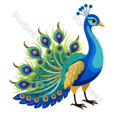Cách Vẽ Hình Con Công