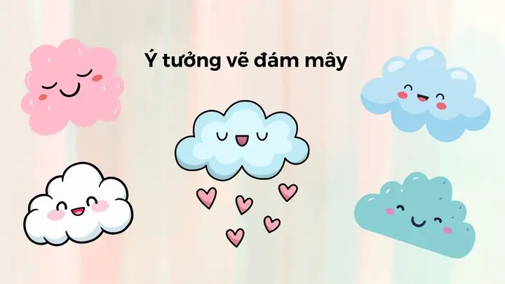 Cách Vẽ Hình Đám Mây Cách Vẽ Hình Đám Mây