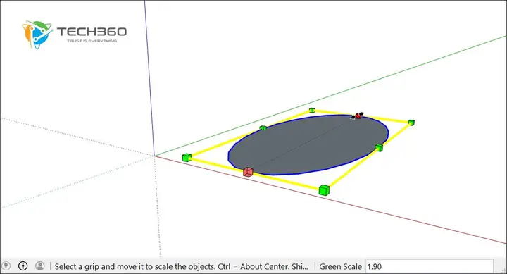 Cách Vẽ Hình Elip Trong Sketchup