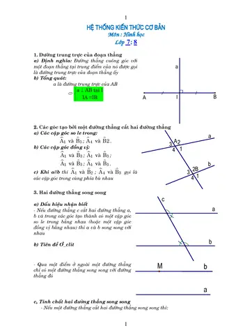 Cách Vẽ Hình Học Lớp 7