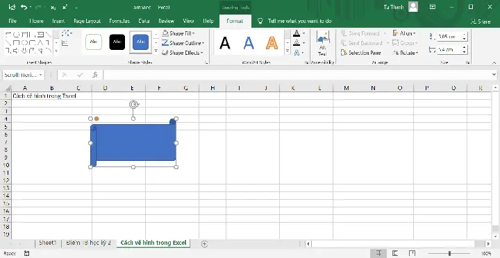 Cách Vẽ Hình Trên Excel Cách Vẽ Hình Trên Excel