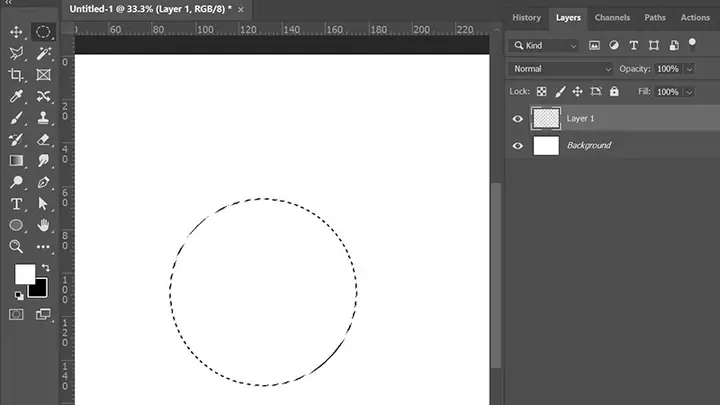 Cách Vẽ Hình Tròn Trong Photoshop