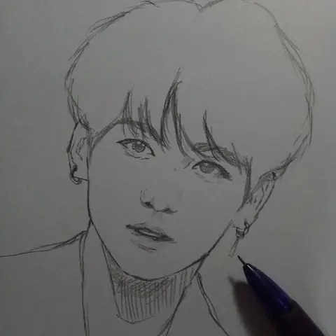 Cách Vẽ Hình V Bts
