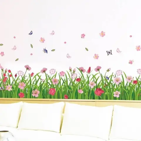 Cách Vẽ Hoa Chân Tường