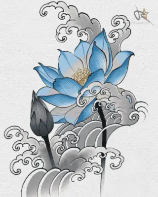 Cách Vẽ Hoa Sen Tattoo