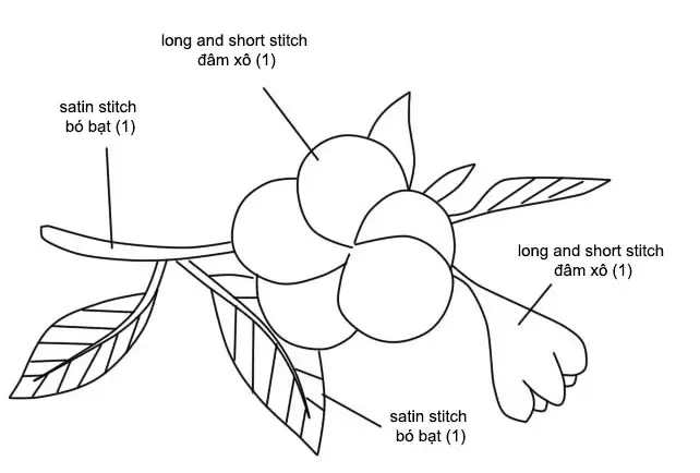 Cách Vẽ Hoa Sứ Trắng