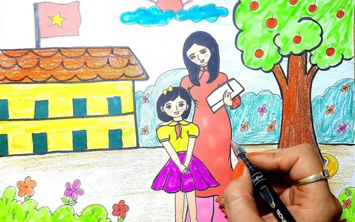 Cách Vẽ Học Sinh Đơn Giản Cách Vẽ Học Sinh Đơn Giản