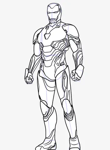 Cách Vẽ Iron Man Mark 50 Cách Vẽ Iron Man Mark 50