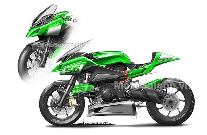 Cách Vẽ Kawasaki Ninja H2r Cách Vẽ Kawasaki Ninja H2r