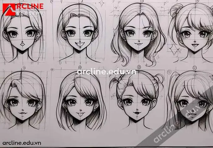 Cách Vẽ Khung Mặt Anime Cách Vẽ Khung Mặt Anime