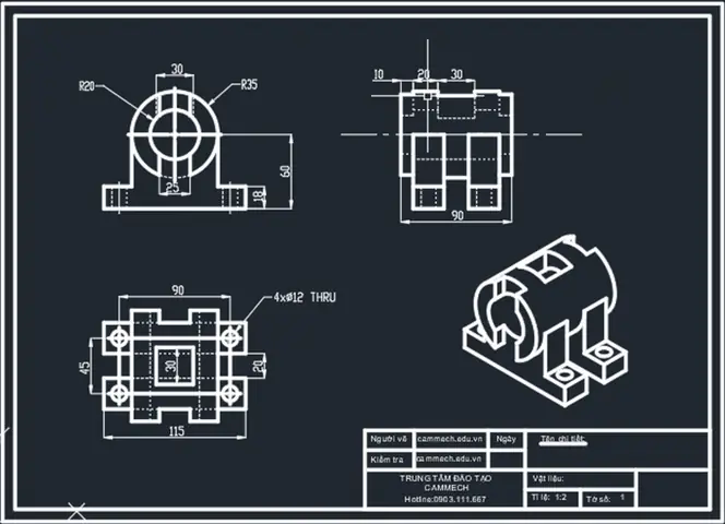 Cách Vẽ Khung Tên Trong Autocad Cách Vẽ Khung Tên Trong Autocad