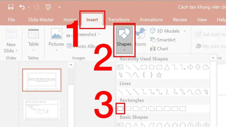 Cách Vẽ Khung Trong Powerpoint
