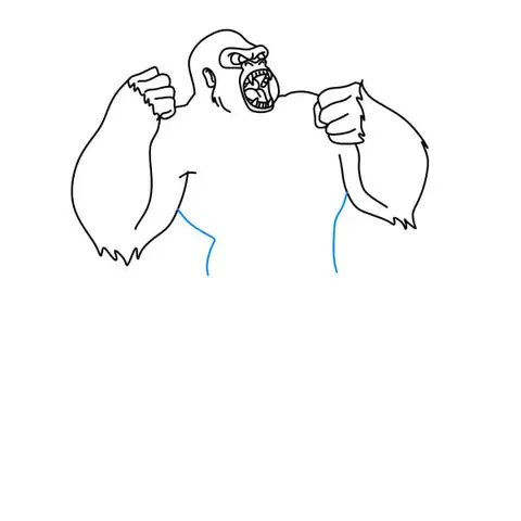 Cách Vẽ Kingkong Đơn Giản