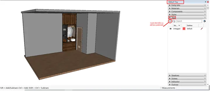 Cách Vẽ Layer Trong Sketchup