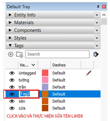 Cách Vẽ Layer Trong Sketchup