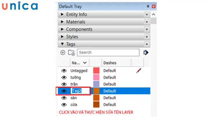 Cách Vẽ Layer Trong Sketchup