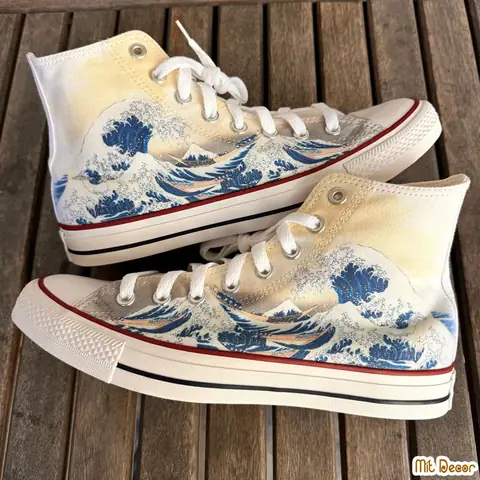 Cách Vẽ Lên Giày Converse