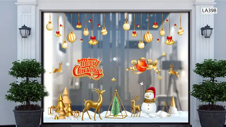 Cách Vẽ Lên Kính Noel