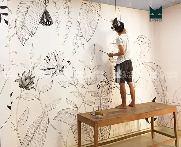 Cách Vẽ Lên Tường Nhà