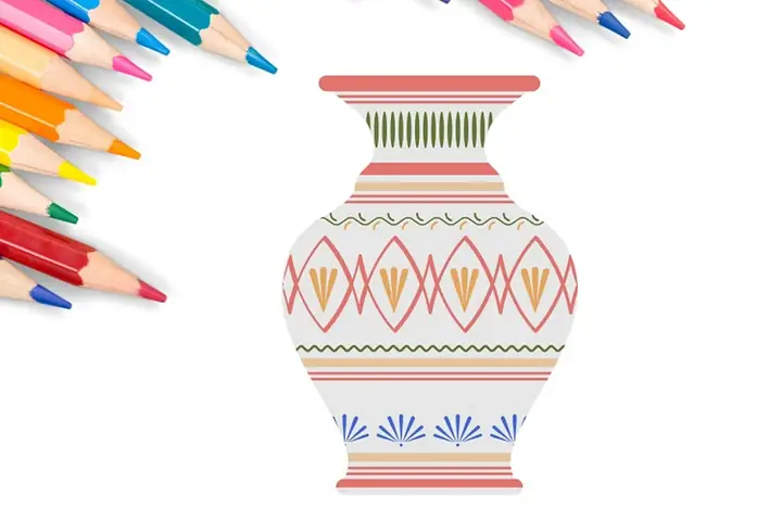 Cách Vẽ Lọ Hoa Đơn Giản