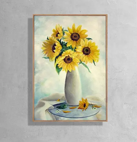 Cách Vẽ Lọ Hoa Hướng Dương