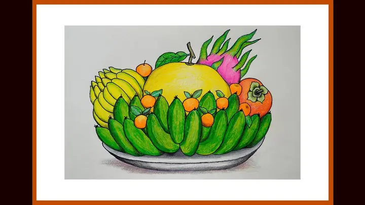Cách Vẽ Mâm Trái Cây Cách Vẽ Mâm Trái Cây