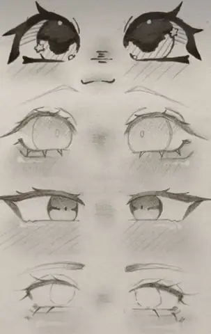 Cách Vẽ Mắt Anime Nữ Đẹp