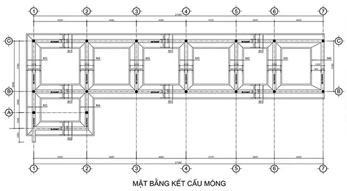 Cách Vẽ Mặt Bằng Móng