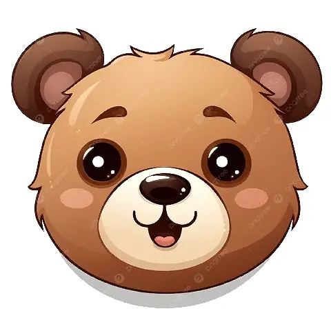 Cách Vẽ Mặt Con Gấu