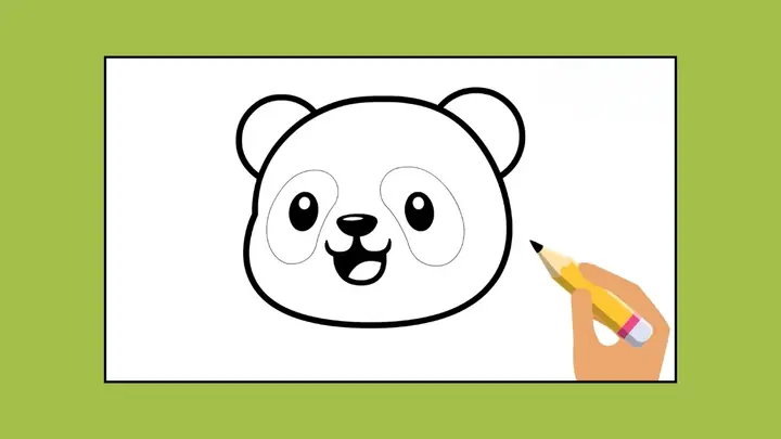 Cách Vẽ Mặt Con Gấu