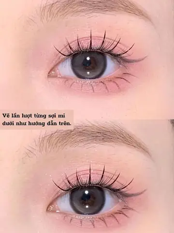 Cách Vẽ Mí Mắt Dưới