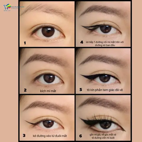 Cách Vẽ Mí Mắt Trên
